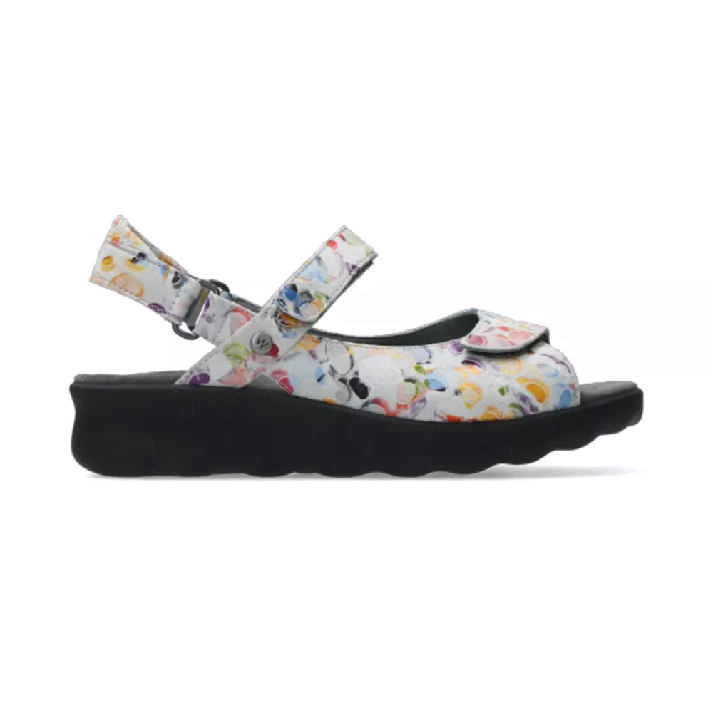 Wolky Pichu Sandal - 12-980 Multi White Womens Shoes 12-980 Multi White