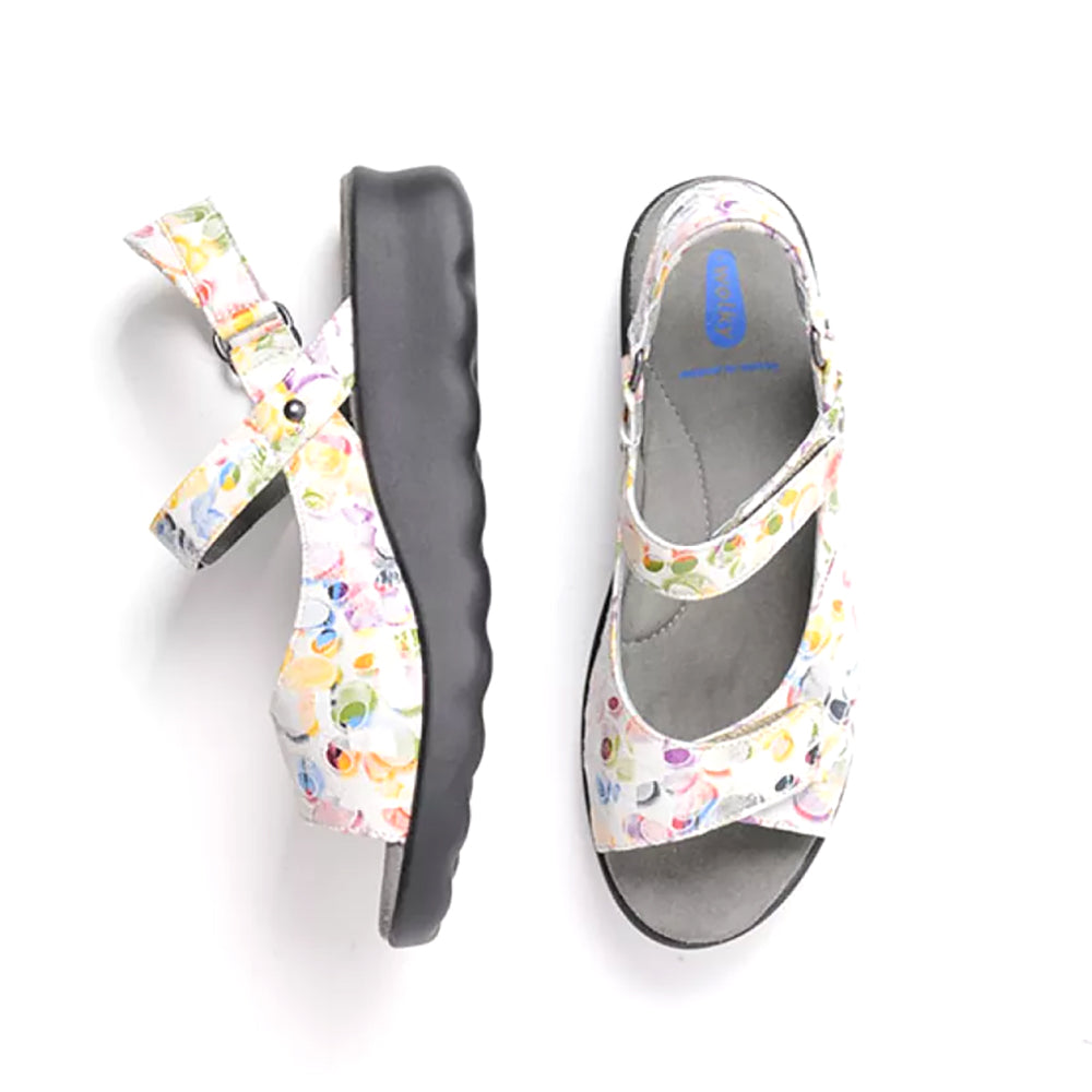 Wolky Pichu Sandal - 12-980 Multi White Womens Shoes