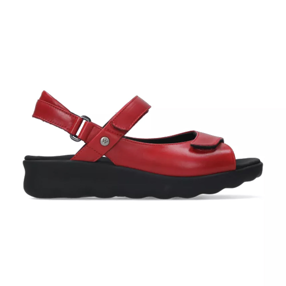 Wolky Pichu Sandal - 350 Red Womens Shoes 350 Red