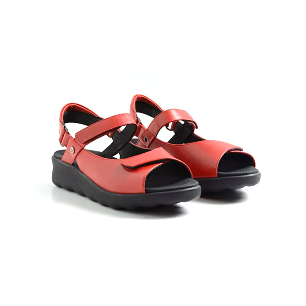 Wolky Pichu Sandal - 350 Red Womens Shoes 350 Red