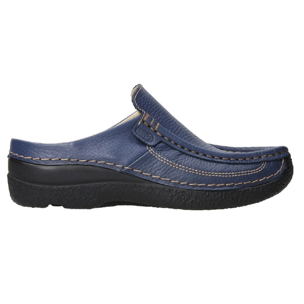 Wolky Roll Slide Loafer Womens Shoes 70-890 Sky Blue