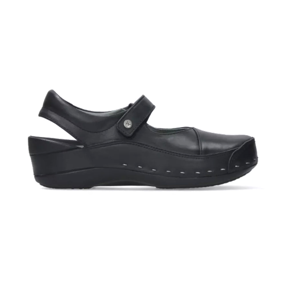 Wolky Strap Cloggy Clog Womens Shoes 500 Black
