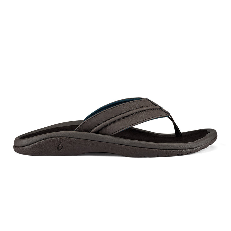 OluKai Hokua Sandal Mens Shoes 6363 Dk Wood