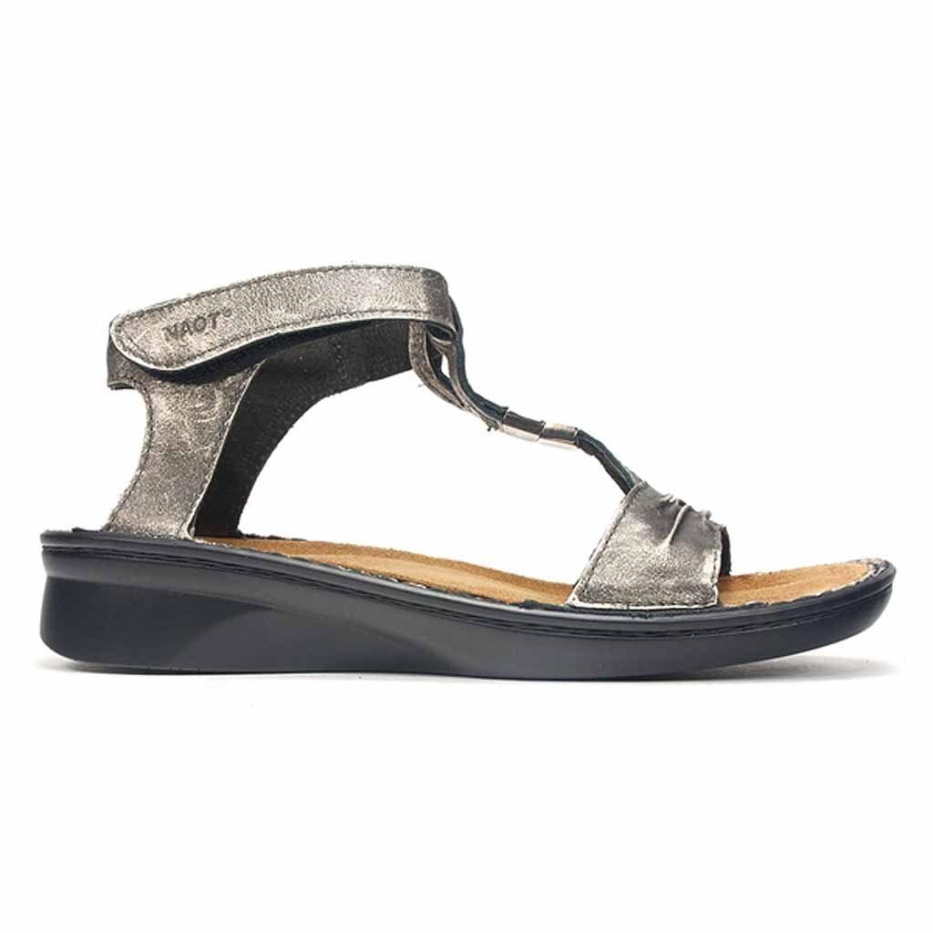 Naot Cymbal Sandal Womens Shoes Metal Leather