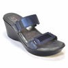 Naot Treasure Sandal (38014) Womens Shoes Polar Sea/Navy Patent Lthr