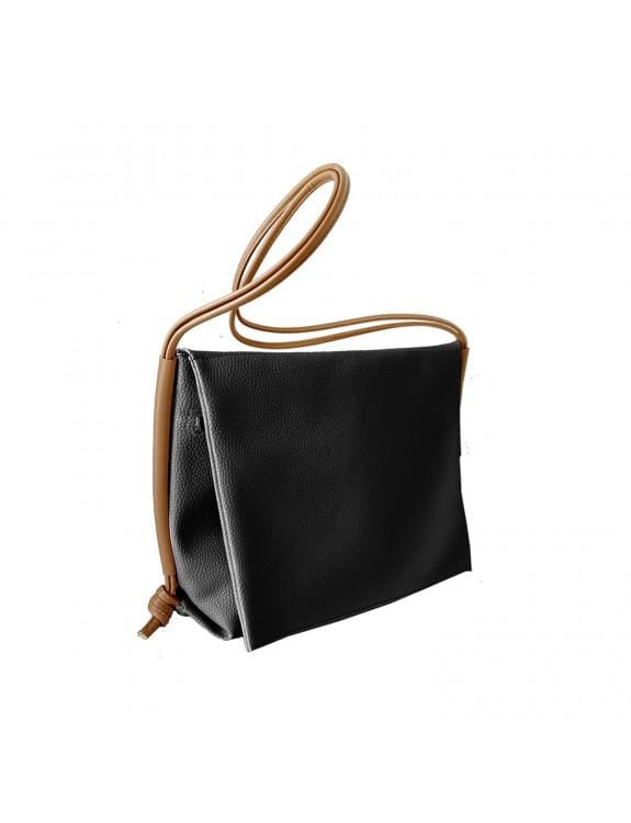 caracol Sleek Shoulder Bag (7062) Handbags Black