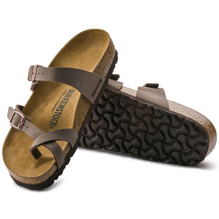 Birkenstock Mayari Cross Strap Sandal Womens Shoes Mocha