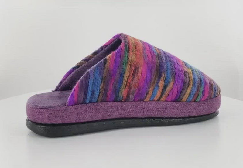 Naot Recline Women's Vibrant Multi Color Woven Slipper | Simons Shoes