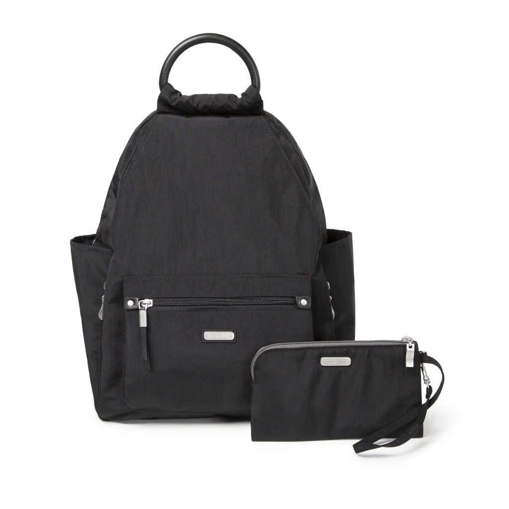 Baggallini All Day Travel Backpack (ADB334) Handbags Black
