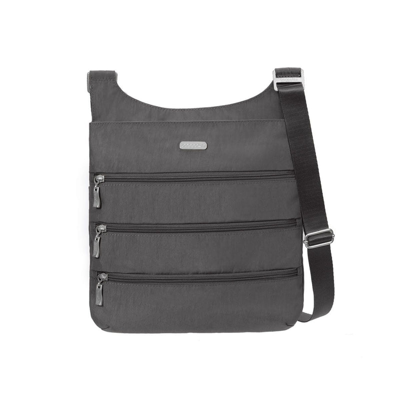 Baggallini Big Zipper Bag (LZP474) Handbags CLFS Charcoal