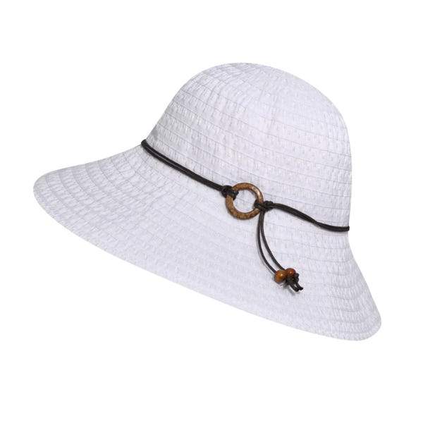 Betmar Coconut Ring Safari Sun Hat (B3261) Women's Clothing White