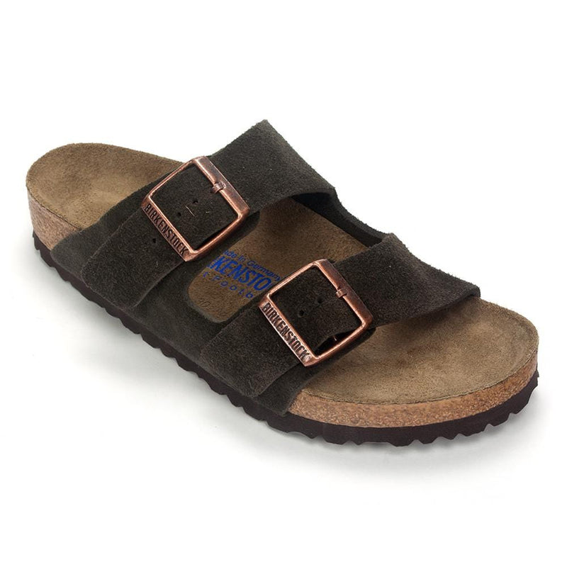 Birkenstock Arizona Soft Sandal Womens Shoes 95131 Mocha