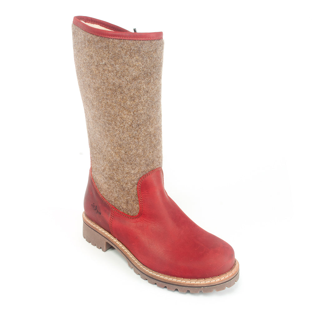 Bos & Co Hanah Boot Womens Shoes Red