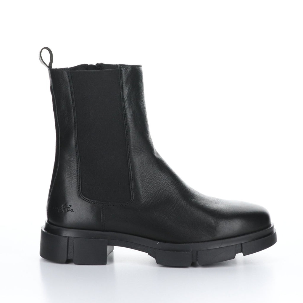 Bos & Co Lock Chelsea Boot Womens Shoes Black