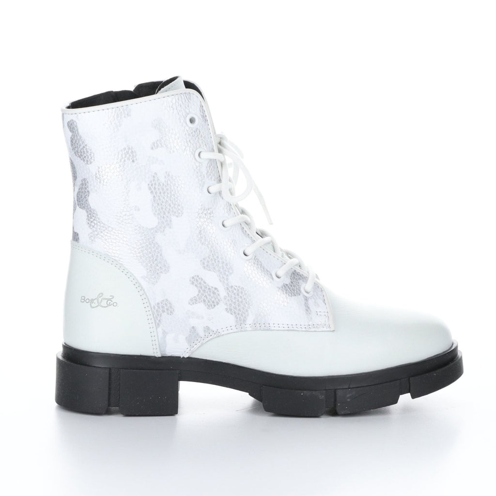 Bos & Co Luck Ankle Boot Womens Shoes White