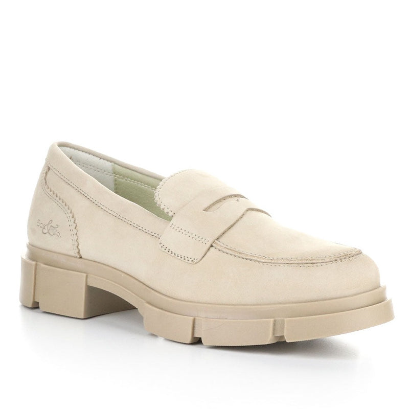 Bos & Co Lawn Loafer Womens Shoes Stone