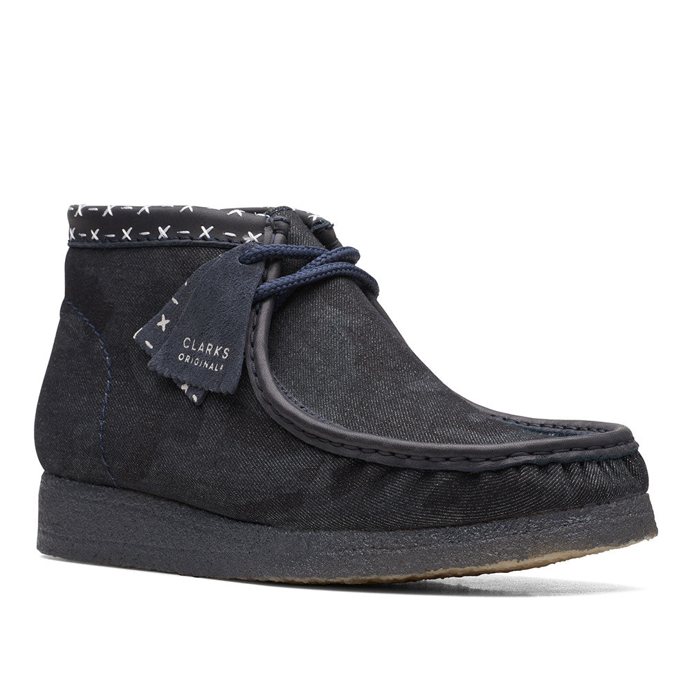 Clarks Wallabee Boot Mens Shoes 8811 Denim