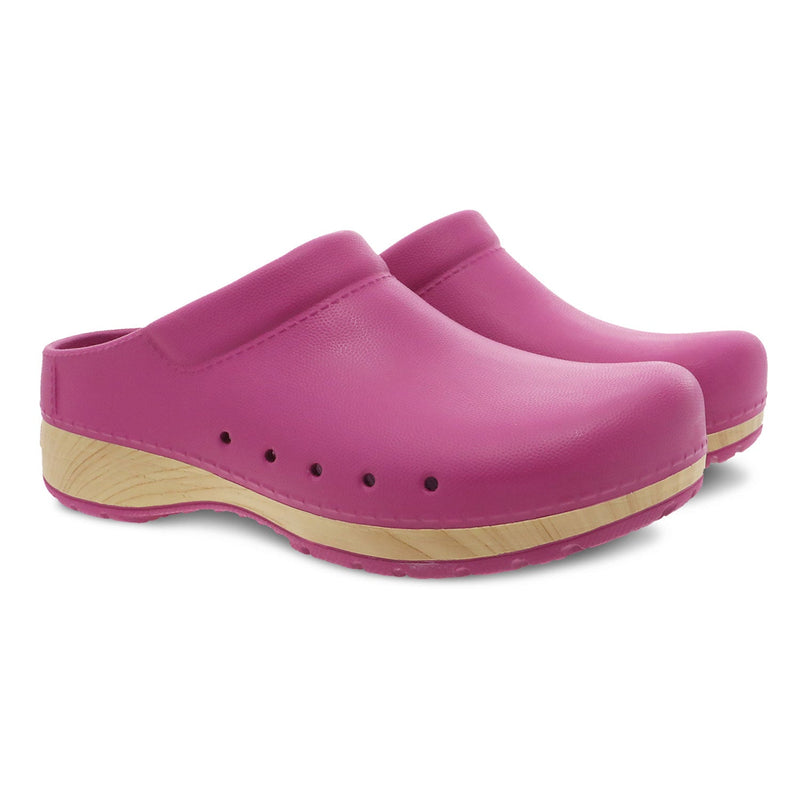 Dansko Kane Clog Green Women s Slip On Open Back Clog Simons Shoes
