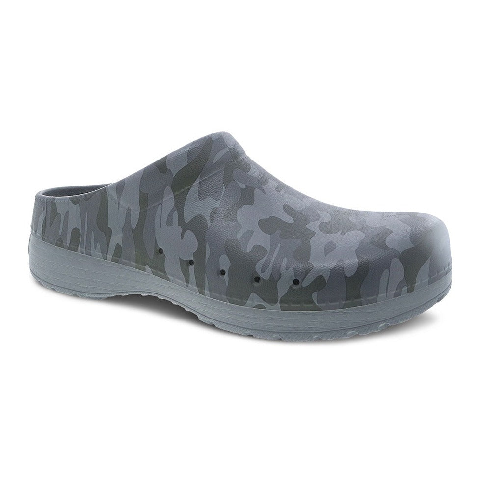 Dansko Kane Men's Clog Mens Shoes grey camo