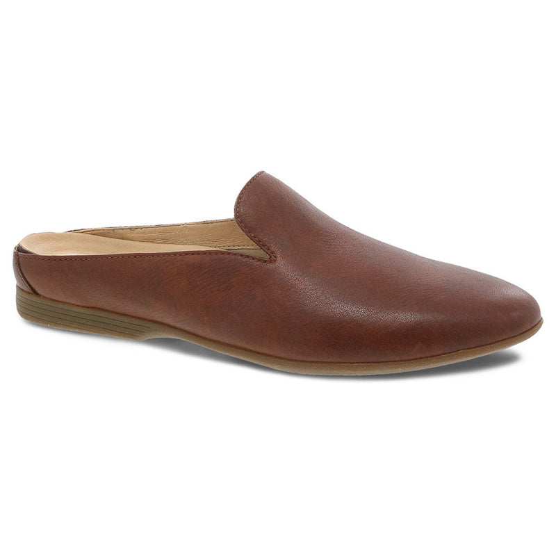 Dansko Lexie Leather Mule Womens Shoes Saddle Milled