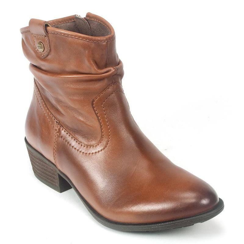Earth Pioneer Bootie Womens Shoes Almond