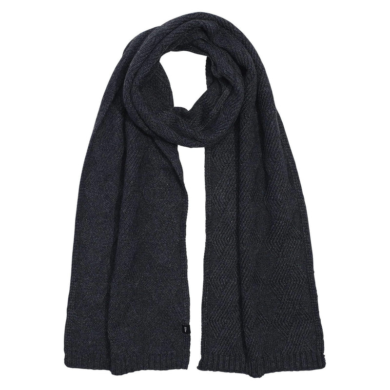 Echo Design Recycled Cable Scarf (ECO566) Women's Clothing 010 charcoal