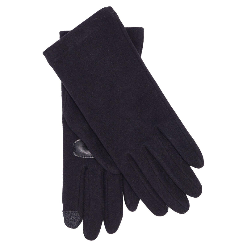 Echo Design Comfort Stretch Gloves (EGO174) Women's Clothing 001 Black