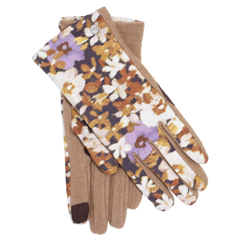 Echo Design Printed Classic Touch Glove (EG0183) Women's Clothing 710 Goldenrod