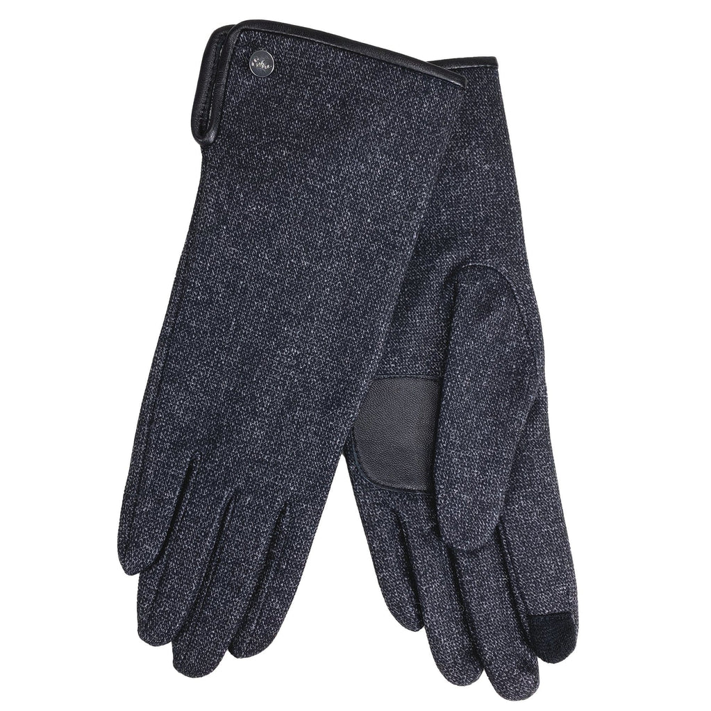 Echo Design Tweed Touch Gloves (EG0161) Women's Clothing 032  Grey