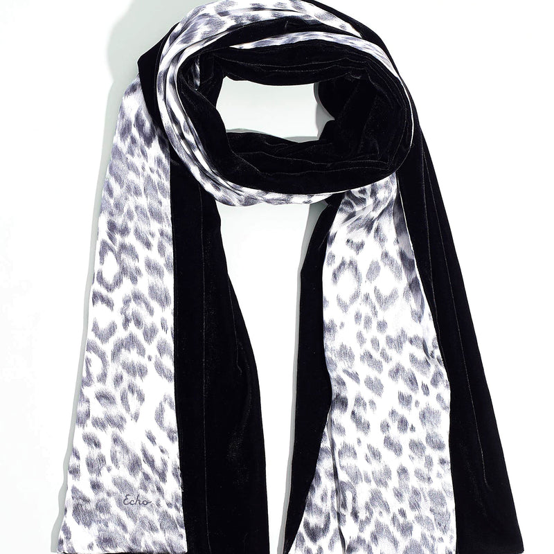 Echo Design Leopard Velvet Tubular (EN0791S) Women's Clothing Leopard