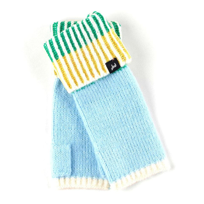 Echo Design Lollipop Fingerless Gloves (ECO328) Women's Clothing sky blue