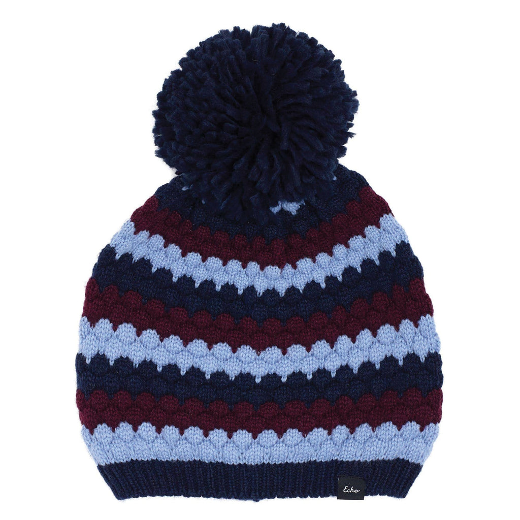 Echo Design Recycled Bubble Hat (ECO559) Women's Clothing navy