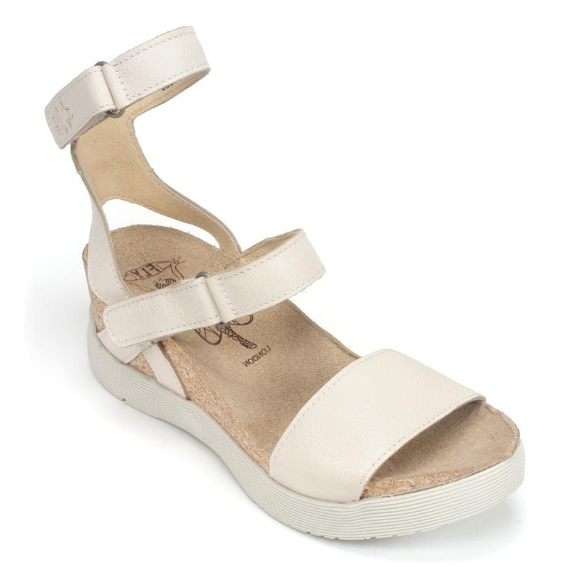 Fly London Wink 196 Sandal Womens Shoes 001 Off White