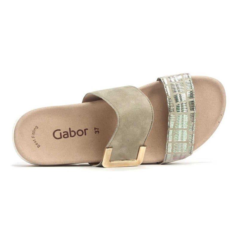 Gabor Leather Slide (23740-31) Womens Shoes 