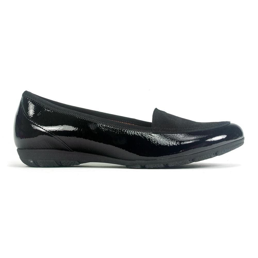 Gabor Reedham Loafer (34164) Womens Shoes 57 Black Patent