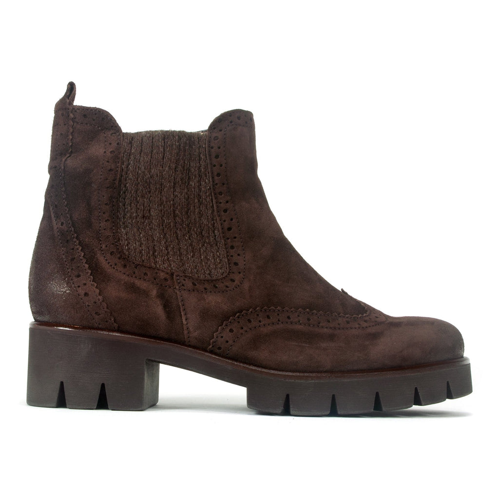 Gabor Block Heel Boot (51712) Womens Shoes Brown
