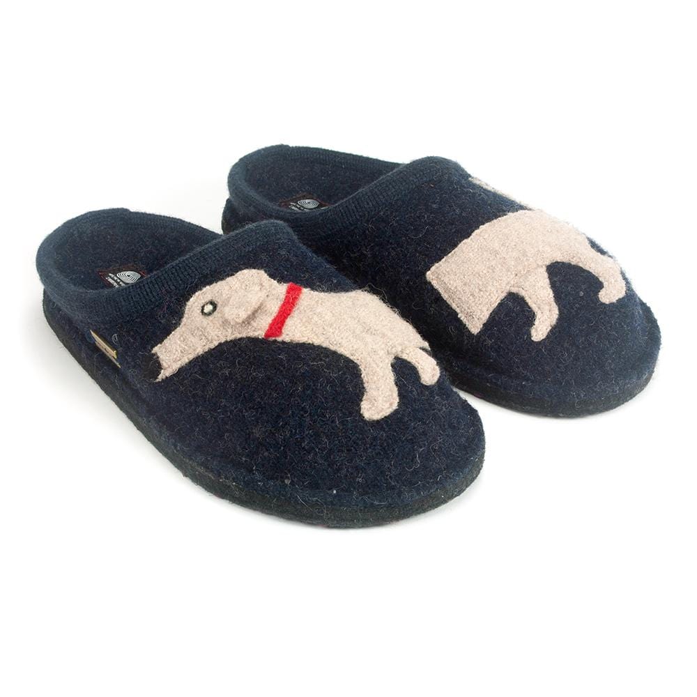 Haflinger Doggy Slippers Womens Shoes 