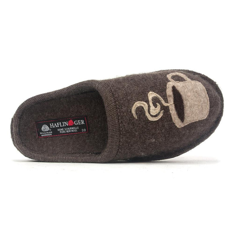Haflinger Coffee Slippers Womens Shoes 