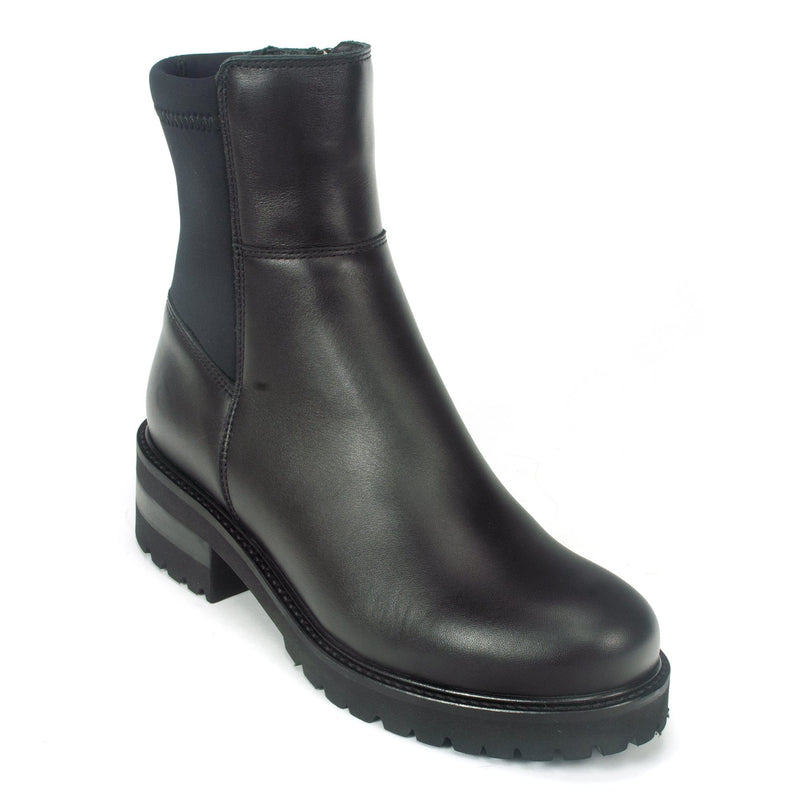 La Canadienne Callista Leather Waterproof Boot Womens Shoes Black Leather