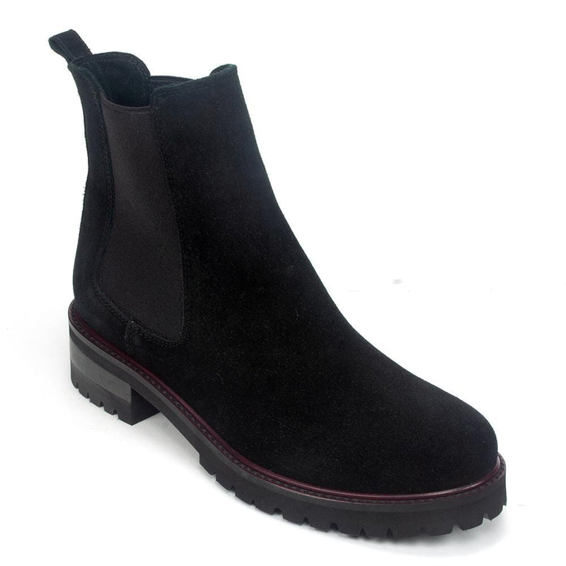 La Canadienne Conner Waterproof Chelsea Boot Womens Shoes Black Suede