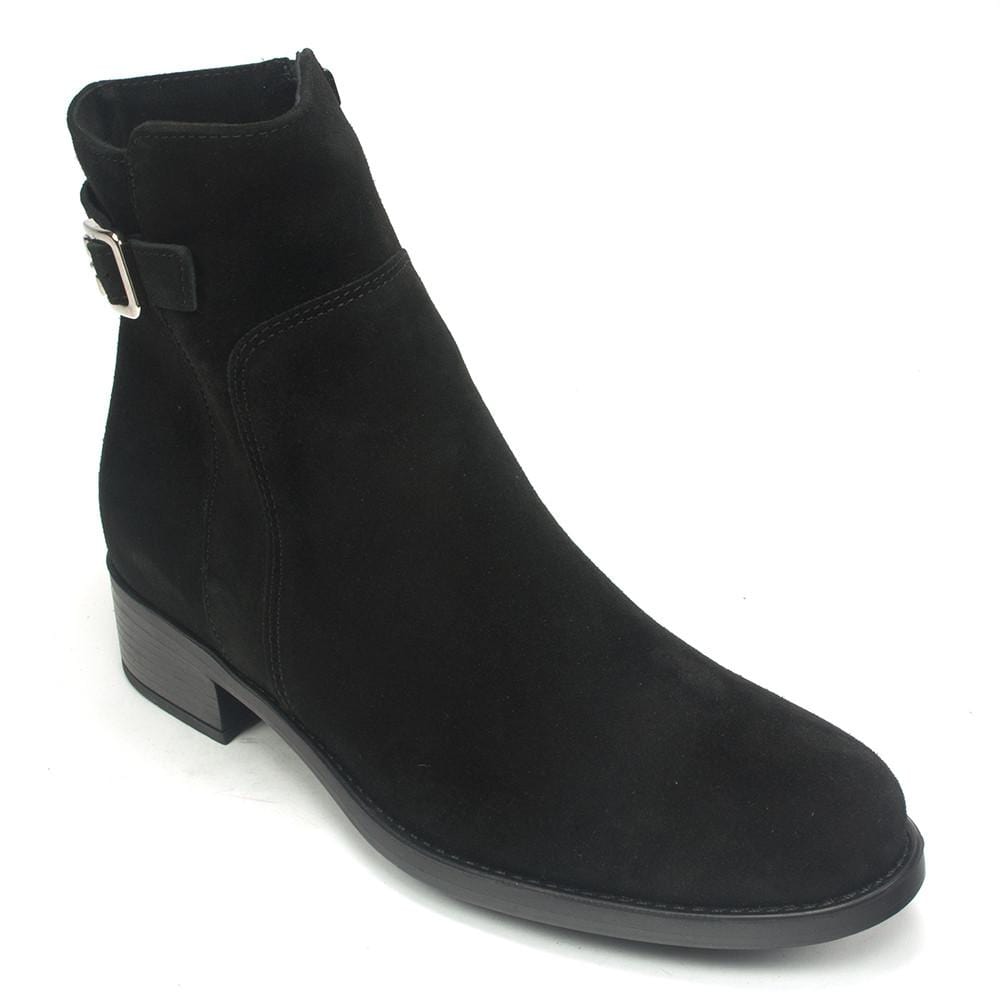 La Canadienne Shelby Boot Womens Shoes Black Suede