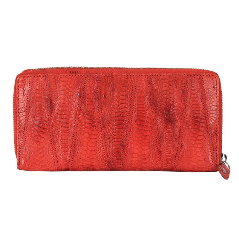 latico Devin Leather Zip Wallet Handbags Red