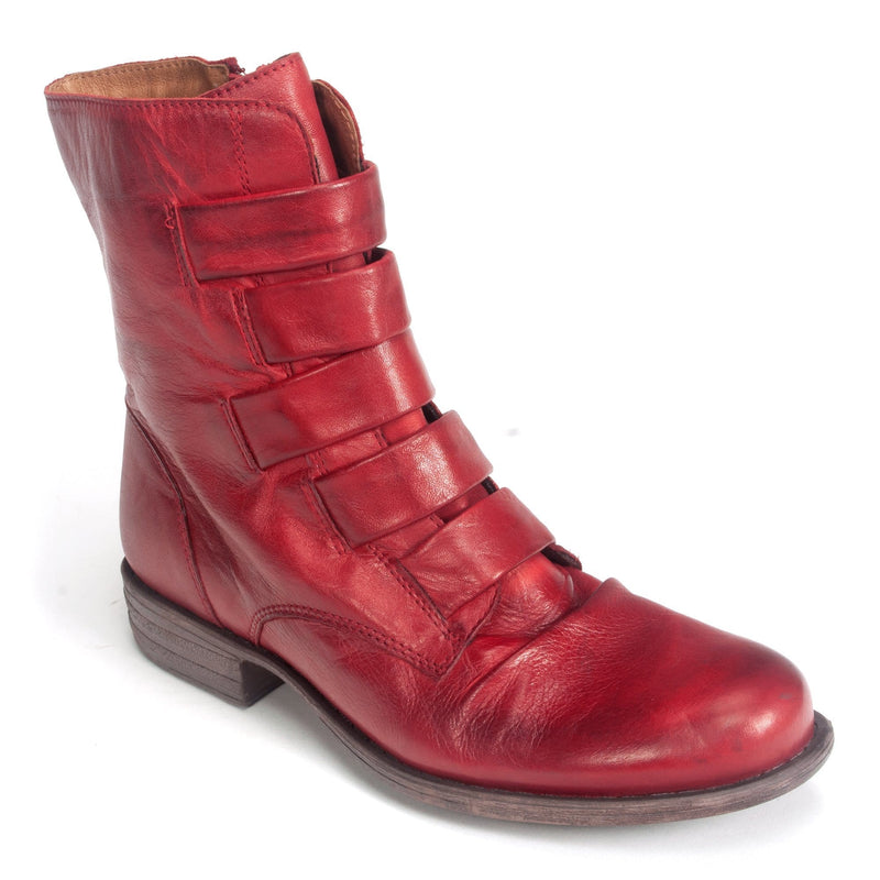 Miz Mooz Leighton Bootie Womens Shoes Red