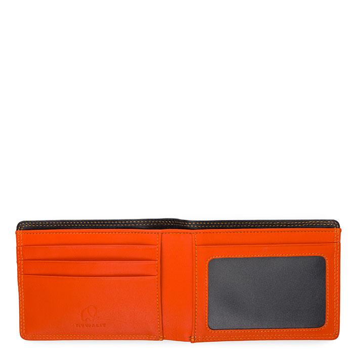 mywalit RFID Men's Jeans Wallet (4003) Handbags blk/orange