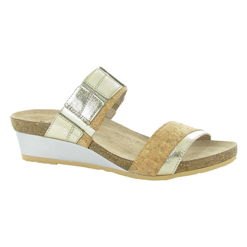 Naot Royalty Sandal (5051) Womens Shoes Radiant Gold/Cork