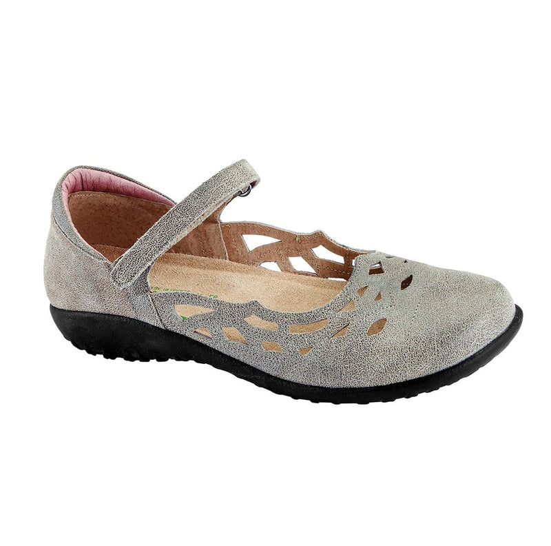 Naot Agathis Cut Out Flat Womens Shoes H58-Speckled Beige