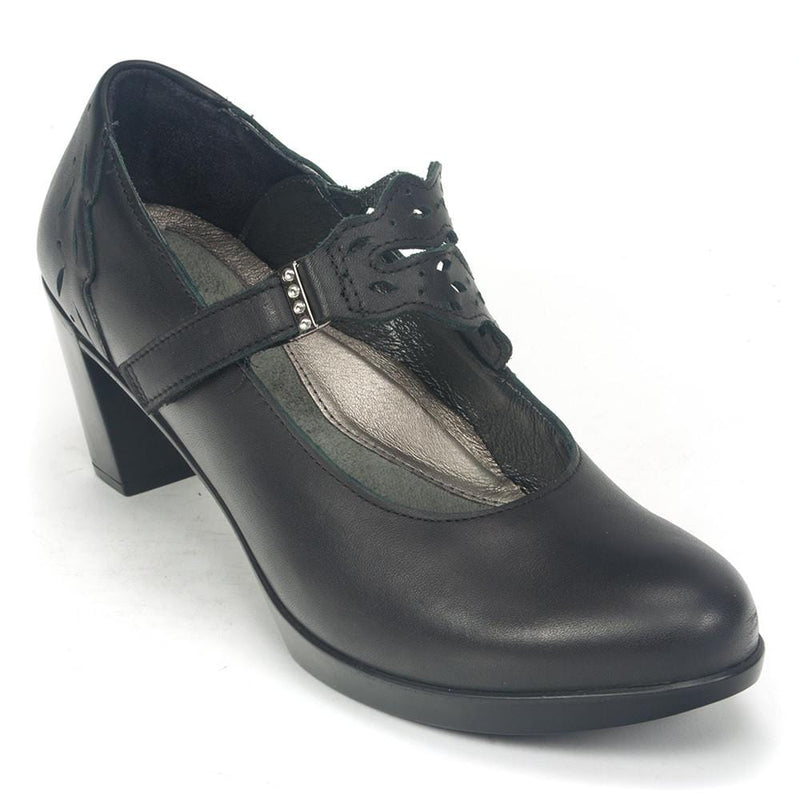 Naot Amato Classic Leather Mary Jane Womens Shoes 277 Black