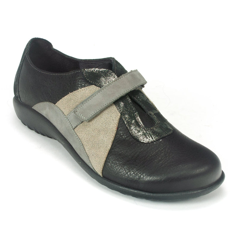 Naot Amiria Slip On Shoe (11187) Womens Shoes Soft Black/Beige/Grey