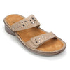 Naot Cornet Sandal (35115) Womens Shoes Khaki Beige/Glass Silver