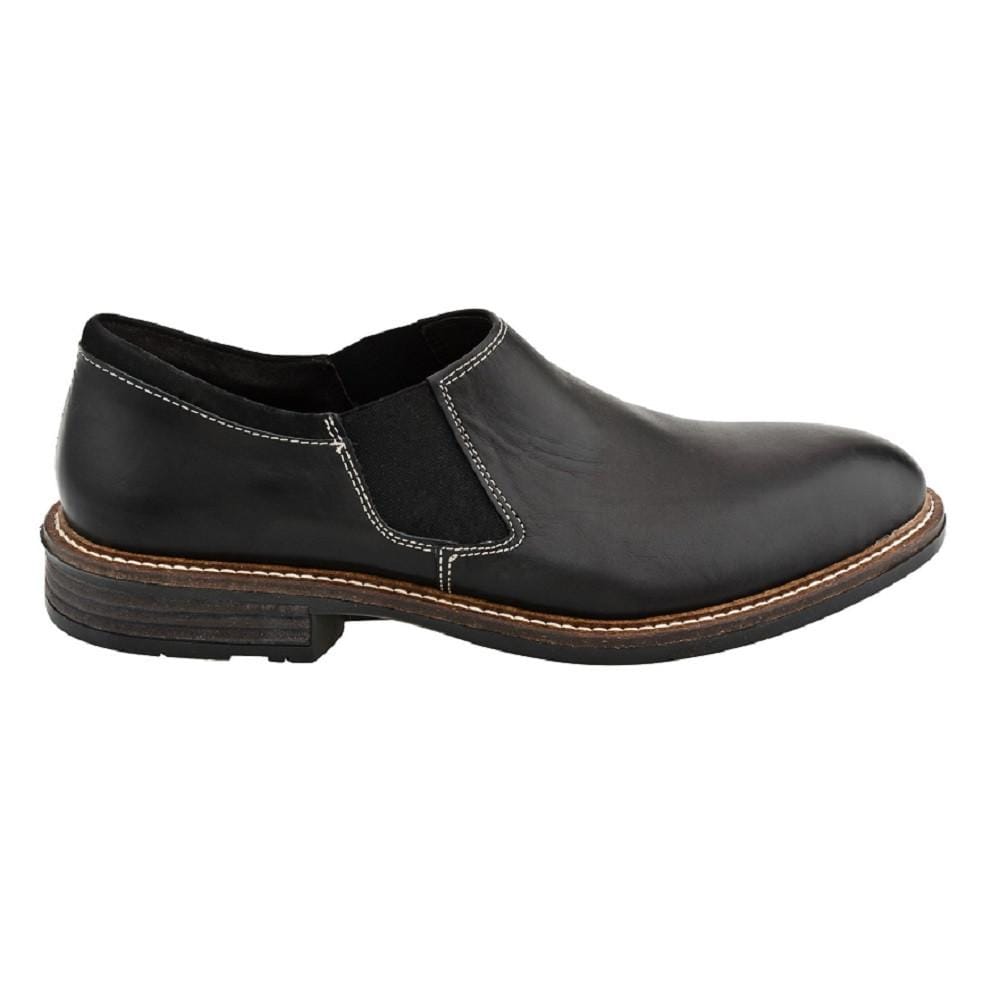 Naot Director Men's Shoe (80023) Mens Shoes Black Velvet Nubuck/Black Raven Leather
